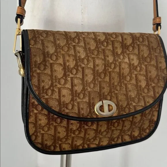 Authentic Vintage Christian Dior Monogram Shoulder/Crossbody Handbag